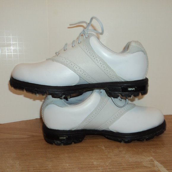 New Balance WG1275W Women's Size 6 Golf Shoes White Black Lace Up Soft Spike - Picture 6 of 11